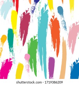 Abstract colourful hand drawn and paint brush, strokes pattern background. creative nice stripes and grunge, scribble for your design