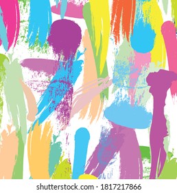 Abstract colourful hand drawn and paint brush, strokes pattern background. creative nice stripes and grunge, scribble for your design
