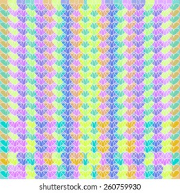 Abstract colourful heart vector background 
