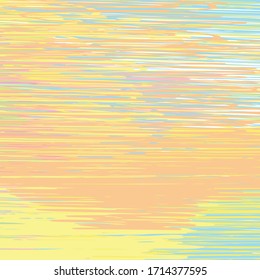 Abstracto de color agradable dibujado a mano y trazos, rayas con fondo de patrón de líneas horizontales. Colores creativos y encantadores con pincel para su diseño
