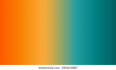 abstract colourful orange and teal background