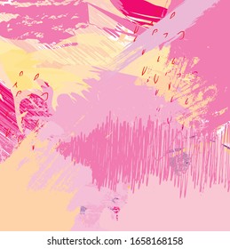 Abstract colourful paint brush and strokes, scribble lines pattern background. creative nice hand drawn and splash colours for your design