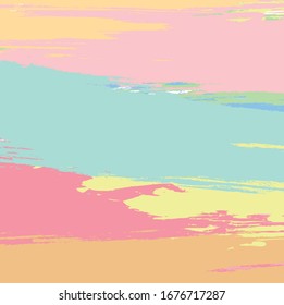 Abstract colourful paint brush and strokes, scribble pattern background. creative nice hand drawn and splash colours for your design