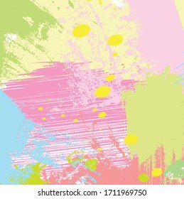 Abstract colourful paint brush and strokes, scribble lines pattern background. creative nice hand drawn and splash colours for your . Nice tone colours fantasy splash and grunge