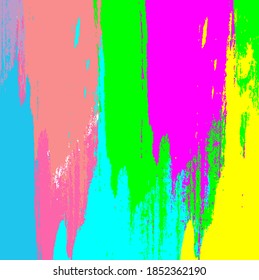 Abstract colourful paint brush and strokes, splash colors vertical pattern background. Creative nice hand drawn and stripes texture for your design