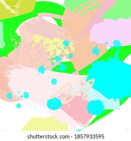 Abstract colourful paint brush and strokes, scribble lines pattern background. creative nice hand drawn and splash colours for your . Nice tone colours fantasy splash and grunge