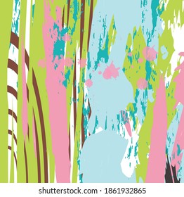 Abstract colourful paint brush and strokes, scribble lines pattern background. creative nice hand drawn and splash colours for your design. Nice tone colours fantasy stripes and grunge