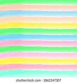 Abstract colourful paint brush and strokes, splash colours horizontal pattern background. Creative nice hand drawn and stripes horizontal lines texture for your design