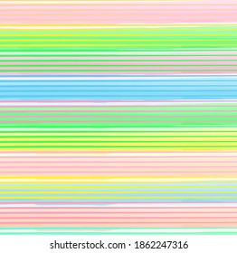 Abstract colourful paint brush and strokes, splash colours horizontal pattern background. Creative nice hand drawn and stripes horizontal lines texture for your design