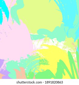 Abstract colourful paint brush and strokes, splash colours pattern background. Creative hand drawn and stripes texture for your design. Modern nice painting for your design.