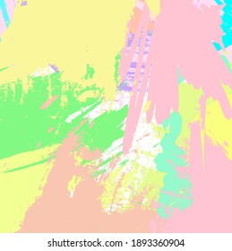 Abstract colourful paint brush and strokes, splash colours pattern background. Creative nice hand drawn and stripes texture for your design