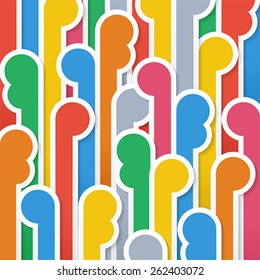 Abstract colourful party background. Vector illustration, easy editable.