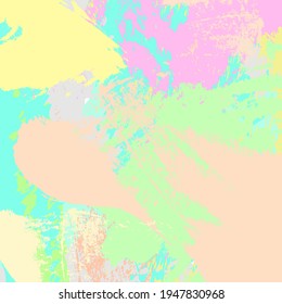 Abstract colourful pastel watercolor paint brush and strokes, splash colours pattern background. Creative nice hand drawn and stripes texture for your design