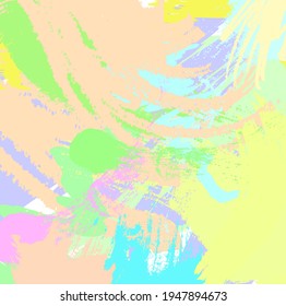 Abstract colourful pastel watercolor paint brush and strokes, splash colours pattern background. Creative nice hand drawn and stripes texture for your design