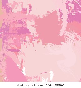 Abstract colourful pink hand drawn and paint brush, strokes pattern background