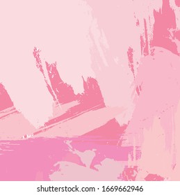 Abstract colourful pink paint brush and strokes pattern background. creative nice pink hand drawn and stripes for your design
