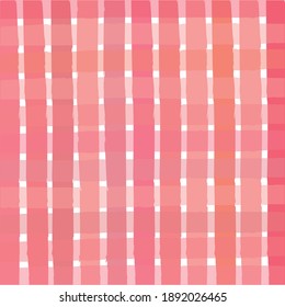 Abstract colourful pink paint brush stripes and grids pattern background. Creative nice pink  lines grids pattern for your design. 
