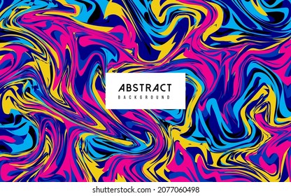 Abstract colourful psychedelic liquid background design
