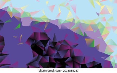 Resumen del vector de fondo de fondo de papel pintado de color. Patrón geométrico, textura para banner web. Fondo de pantalla del collage creativo contemporáneo. Ilustración de fondo vectorial moderna.