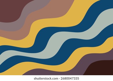 Fundo gráfico de ondas coloridas abstrato 