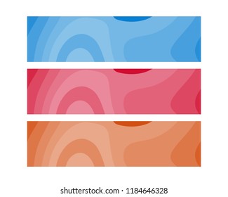 Abstract colourful waves vector pattern