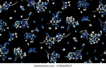 Modelo inconsútil colorido clásico abstracto de la flor con el color hermoso conveniente para el diseño textil y de la tela y cualquier propósito