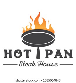 abstract colourfull HOTPAN logo design template