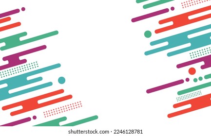 Abstract colourfull mustard Rounded Lines Halftone Transition. Vector Background Illustration for presentation