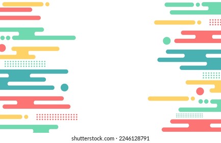 Abstract colourfull mustard Rounded Lines Halftone Transition. Vector Background Illustration for presentation