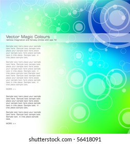 Abstract Colrful Business Background for Brochure or Flyers