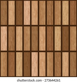 Abstract column wooden texture, Vector illustration wood plank, Realistic wooden texture with boards, seamless pattern background.