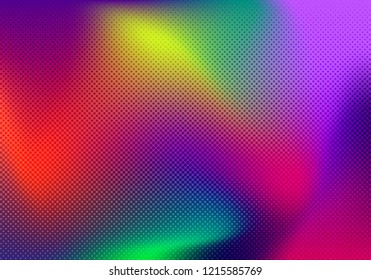 Abstract colurful halftone gradaint background vector