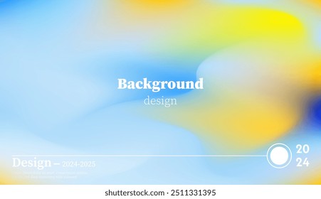 Abstract combination background of soft and bright dark blue with hints of orange. Minimalist pastel color design.
