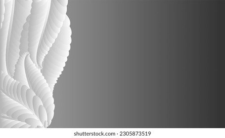 Abstract combination background with various colors and shapes of leaves with various colors and shapes of round patterns