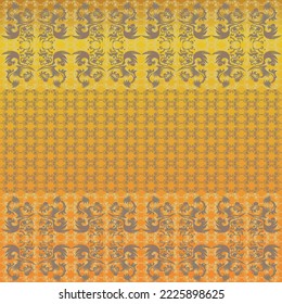 Abstract combination of batik motif and vector background