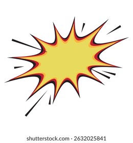 Fondo Abstractas del cómic con la burbuja en blanco del discurso. Estallido cómico, estallido de estrellas, estallido de burbujas de discurso. Ilustración vectorial.