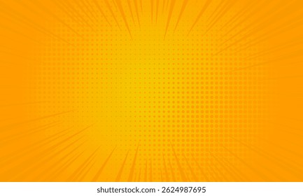 abstract comic background with dot halftone