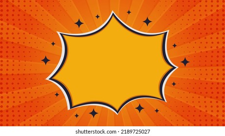 Diseño de fondo de historietas abstractas