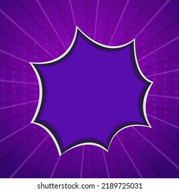 Abstract Comic Book Background Design