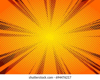 Abstract comic book background, halftone texture pattern