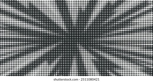 Abstract comic book flash explosion radial lines on transparent background
