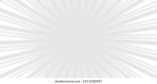 Abstract comic book flash explosion radial lines on transparent background. Vector illustration superhero design. Bright black light strip burst. Flash ray blast glow. Speed lines Manga frame. Anime