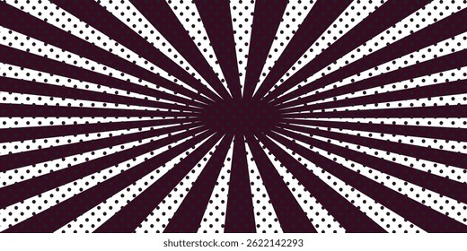Abstract comic book flash explosion radial lines background. Vector illustration for superhero design. Bright black white light strip burst. Flash ray blast glow.