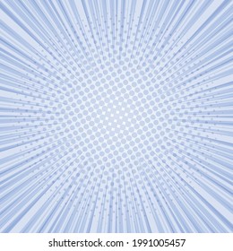 abstract comic book pop art with burst and halftone dots background