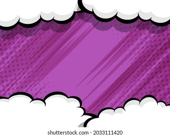 ilustración vectorial de fondo de historieta abstracta de arte pop