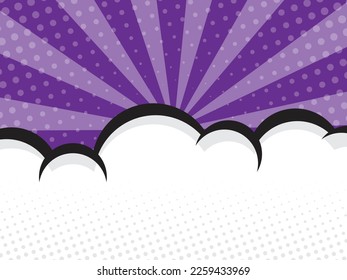 libro de historietas abstracto, arte pop, fondo con ilustración vectorial del espacio de copia de burbujas de voz
