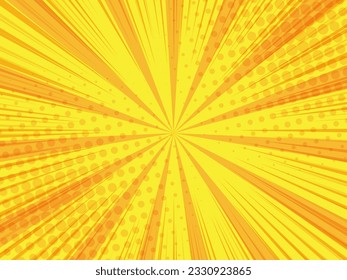 libro de historietas abstracto, fondo de caricatura de arte pop con ilustración vectorial de burbuja de habla en blanco