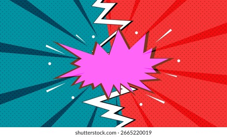 
Fondo de arte pop de cómic Abstractas