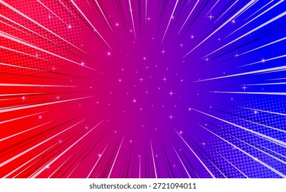 Fondo Abstractas del estilo del cómic. Fondo de estilo de medio tono de rayo de arte pop creativo moderno.