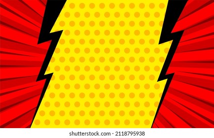 Abstract comic cartoon blank background